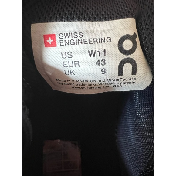 On Cloudventure Trail Running Navy Blue Shoes 11 - Picture 16 of 16